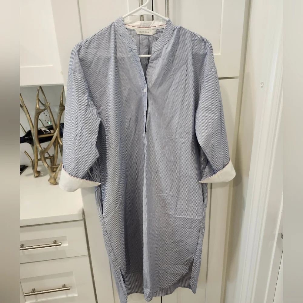 Mer Sea Essential Collard Shirt Dress - Picture 6 of 10